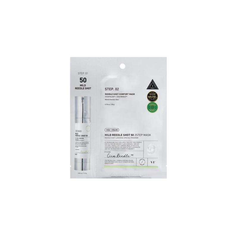 VT Cosmetics – Mild Reedle Shot 50 2-Step Mask, 1pc