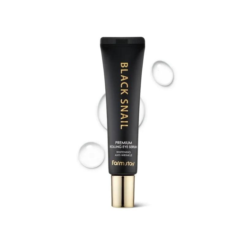 Farmstay – Black Snail Premium Rolling Eye Serum, 25ml
