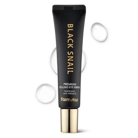 Farmstay – Black Snail Premium Rolling Eye Serum, 25ml