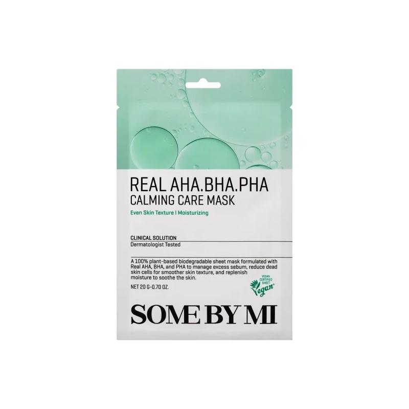SOME BY MI – Real AHA-BHA-PHA Calming Care Mask – 1pc