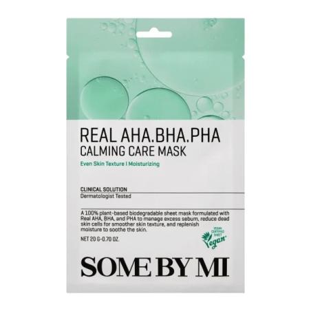 SOME BY MI – Real AHA-BHA-PHA Calming Care Mask – 1pc