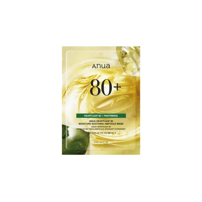 Anua – Heartleaf 80 Moisture Soothing Ampoule Mask, 1pc