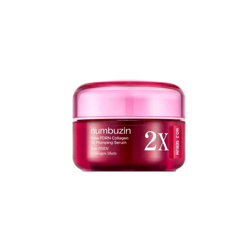 Numbuzin – No.2 Rose PDRN Collagen 2X Plumping Serum, 30ml